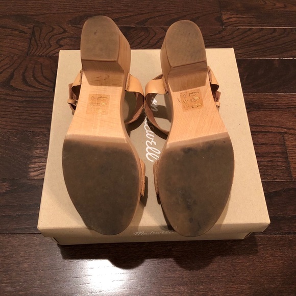 Madewell Buckle Clog Leather Sandals - Picture 4 of 5